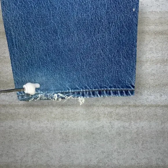 Vintage Skater Wide Leg Carpenter Jeans Polo Medium Wash Baggy Denim Y2K - Picture 6 of 9